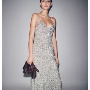 ZW COLLECTION LONG SEQUIN DRESS